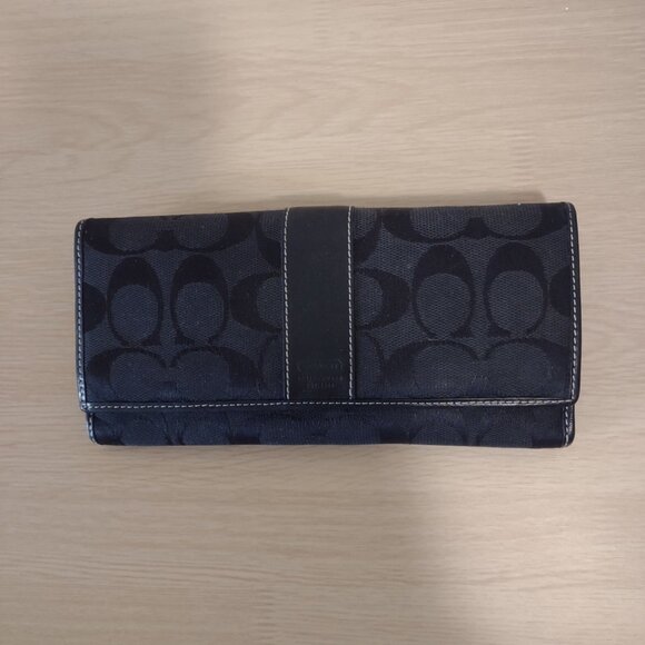 Coach Black Wallet - Picture 1 of 7